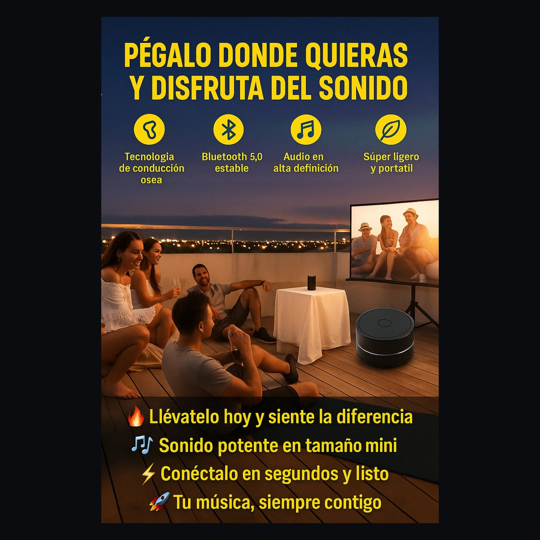 Mini altavoz de conducción ósea