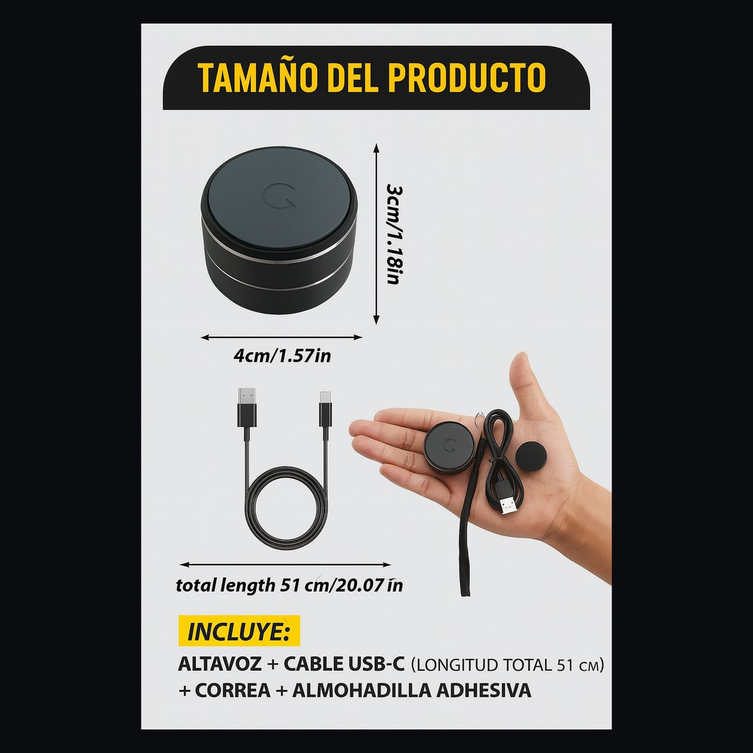 Mini altavoz de conducción ósea